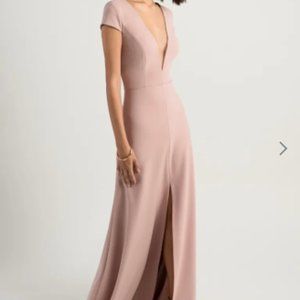 Jenny Yoo Bridesmaid Cara Dress Whipped Apricot Size 10